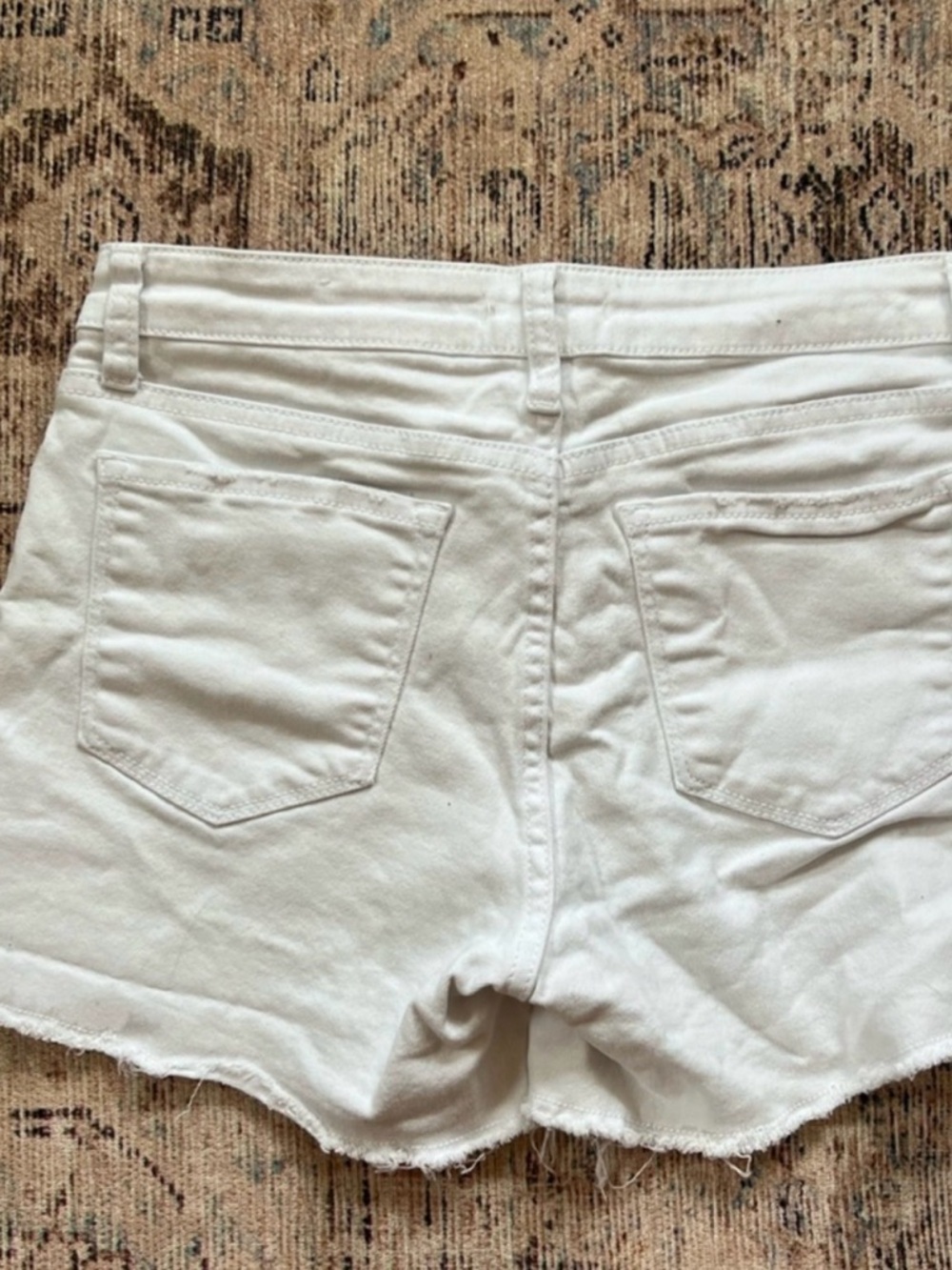 STS Blue White Jean Shorts